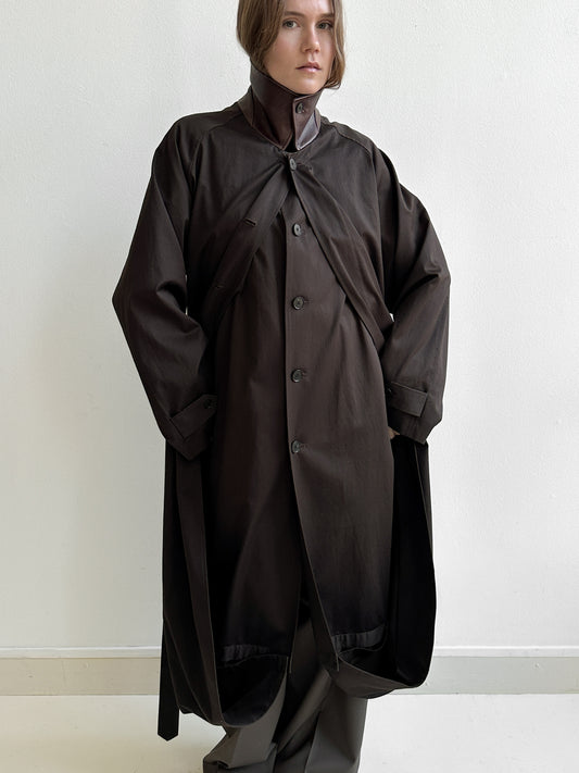 OVERSIZED LAYERED COAT